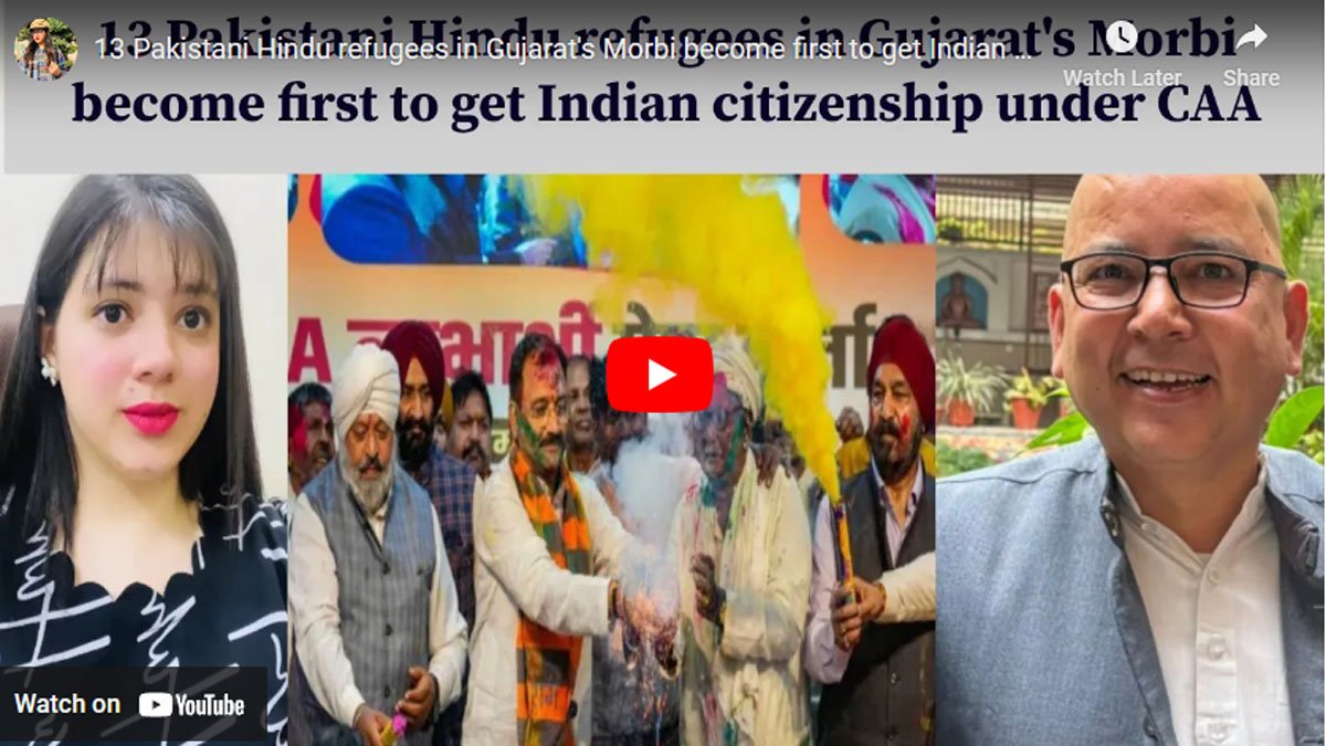 13 Pakistani Hindu refugees in Gujarat’s Morbi become first to get Indian citizenship under CAA