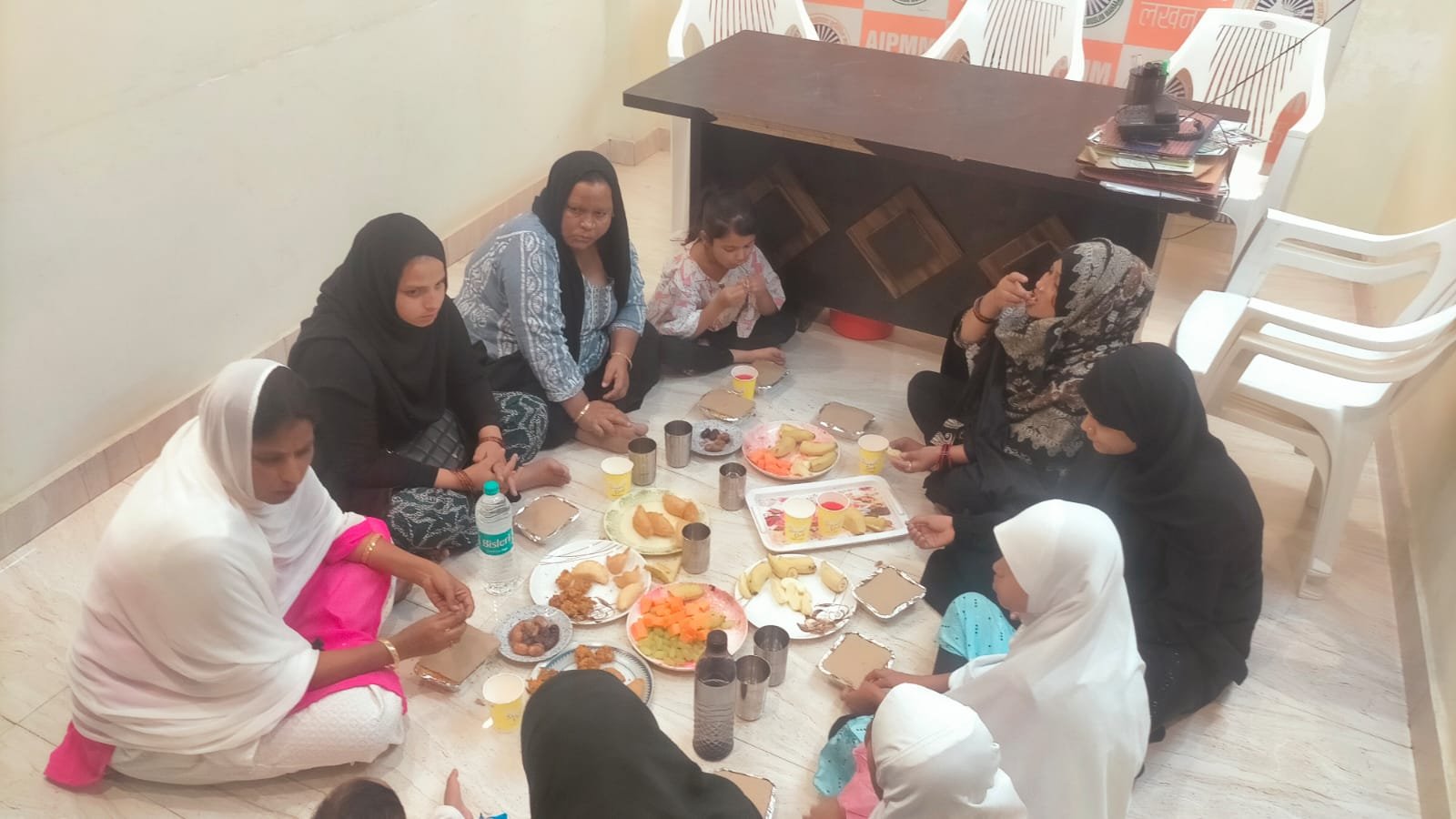 एआइपीएमएम के राष्ट्रीय कार्यालय पर इफ्तार पार्टी संपन्न
