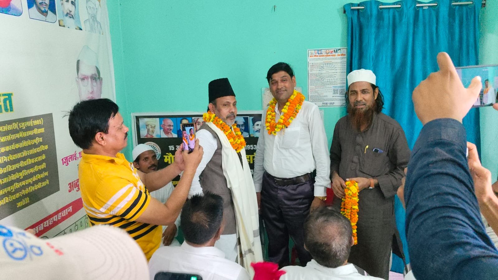 ऑल इंडिया पसमांदा मुस्लिम महाज़ बिहार कार्यालय में नवनिर्वाचित प्रदेश अध्यक्ष का भव्य स्वागत समारोह