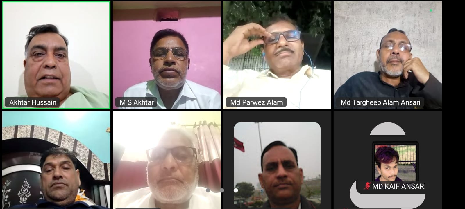 ऑल इंडिया पसमांदा मुस्लिम महाज, बिहार की ऑनलाइन ज़ूम मीटिंग सम्पन्न