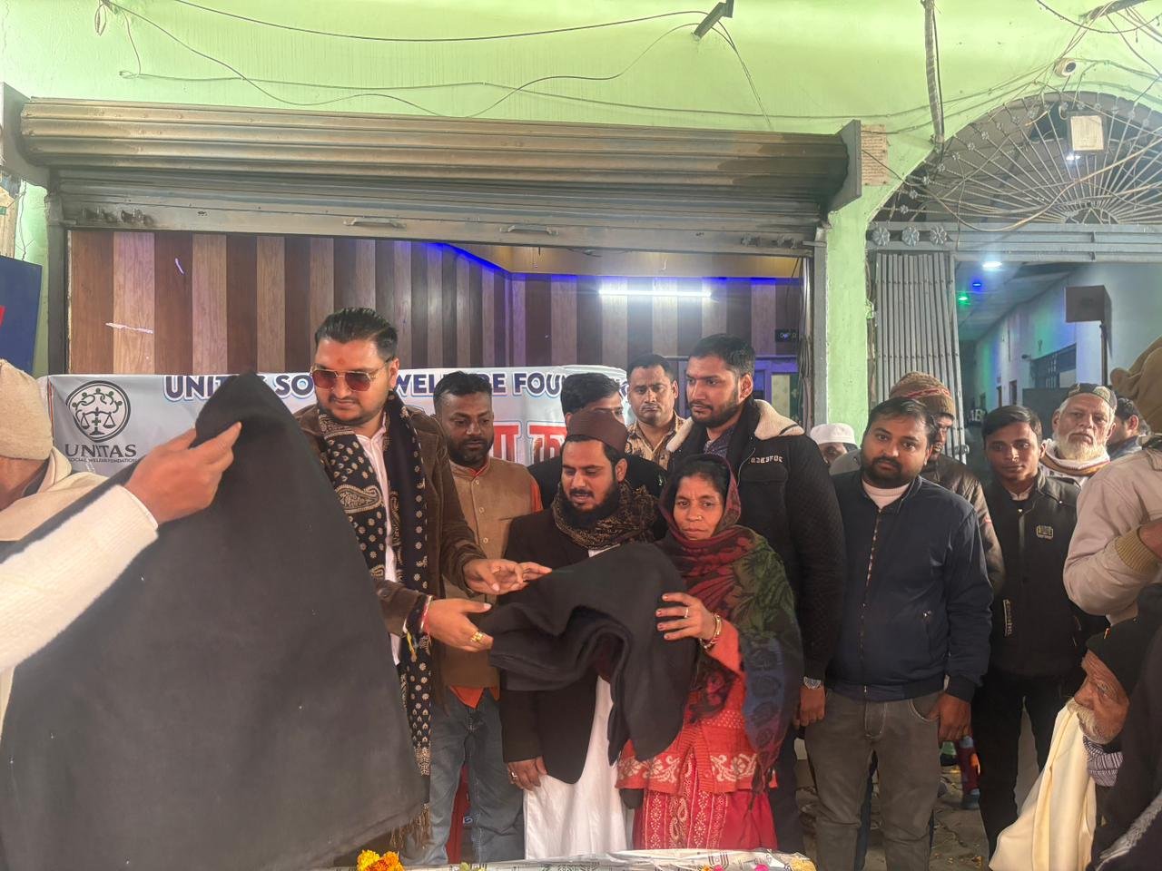 ऑल इंडिया पसमांदा मुस्लिम समाज की ओर से कंबल वितरण का आयोजन